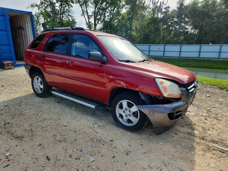 2008 Kia Sportage VIN KNDJF724287500062 COPART salvage auction — FRONT END, Fl - Cert Of Title Slvg Rebuildable, sold $975 on 2026-07-14 (photo 4)