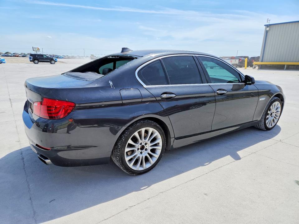 2013 BMW 5er VIN WBAFR9C57DD226561 COPART salvage auction — HAIL, Tx - Certificate Of Title, sold $1,750 on 2026-07-28 (photo 3)