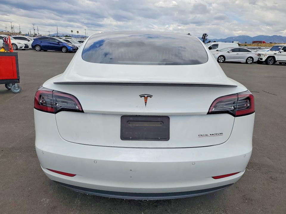 2019 Tesla VIN 5YJ3E1EB7KF514026 COPART salvage auction — FRONT END, Ca - Salvage Certificate, sold $7,600 on 2026-07-08 (photo 6)
