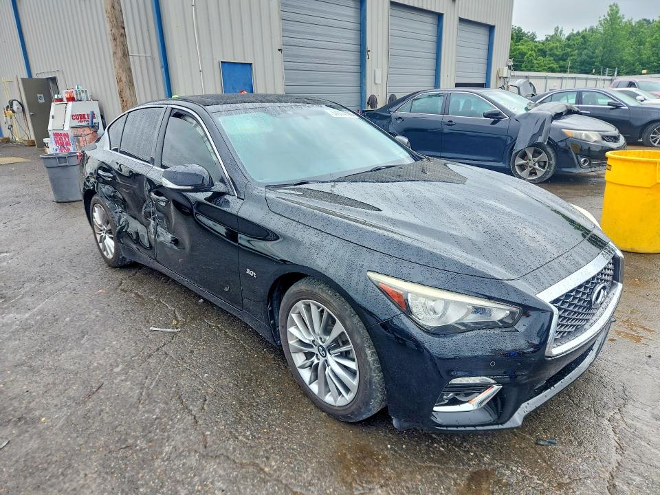 2018 Infiniti Q50 VIN JN1EV7AR5JM441651 COPART salvage auction — SIDE, Ms - Cert Of Title-Salvaged, sold $1,650 on 2026-07-23 (photo 4)
