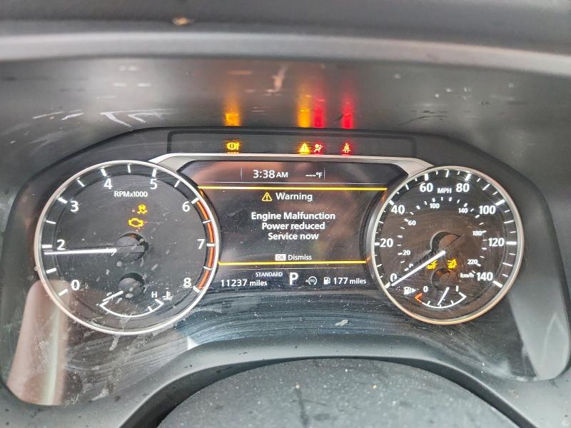 2024 Nissan Rogue VIN JN8BT3BA7RW360307 COPART salvage auction — FRONT END, Ok - Cert Of Title-Rebuilt, sold $3,800 on 2026-07-24 (photo 9)