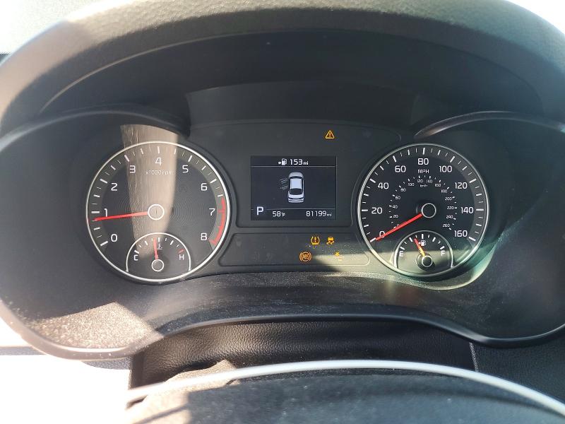 2019 Kia Optima VIN 5XXGT4L30KG366318 COPART salvage auction — REAR END, MI - CERTIFICATE OF TITLE, sold $2,750 on 2026-07-31 (photo 9)