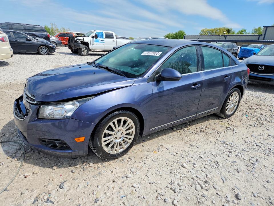 2013 Chevrolet Cruze VIN 1G1PH5SB3D7154811 COPART salvage auction — FRONT END, Mi - Certificate Of Title, sold $750 on 2026-07-02 (photo 1)