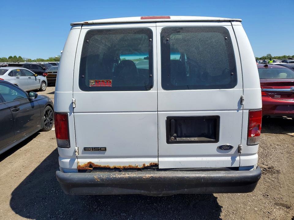 2006 Ford Econoline VIN 1FTRE14W06HA31207 COPART salvage auction — NORMAL WEAR, IL - CERT OF TITLE-CORRECTED, sold $450 on 2026-07-09 (photo 6)