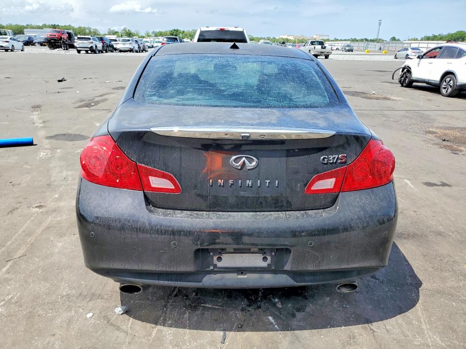 2012 Infiniti G VIN JN1CV6AP3CM620953 COPART salvage auction — FRONT END, Fl - Certificate Of Destruction, sold $1,300 on 2026-07-06 (photo 6)