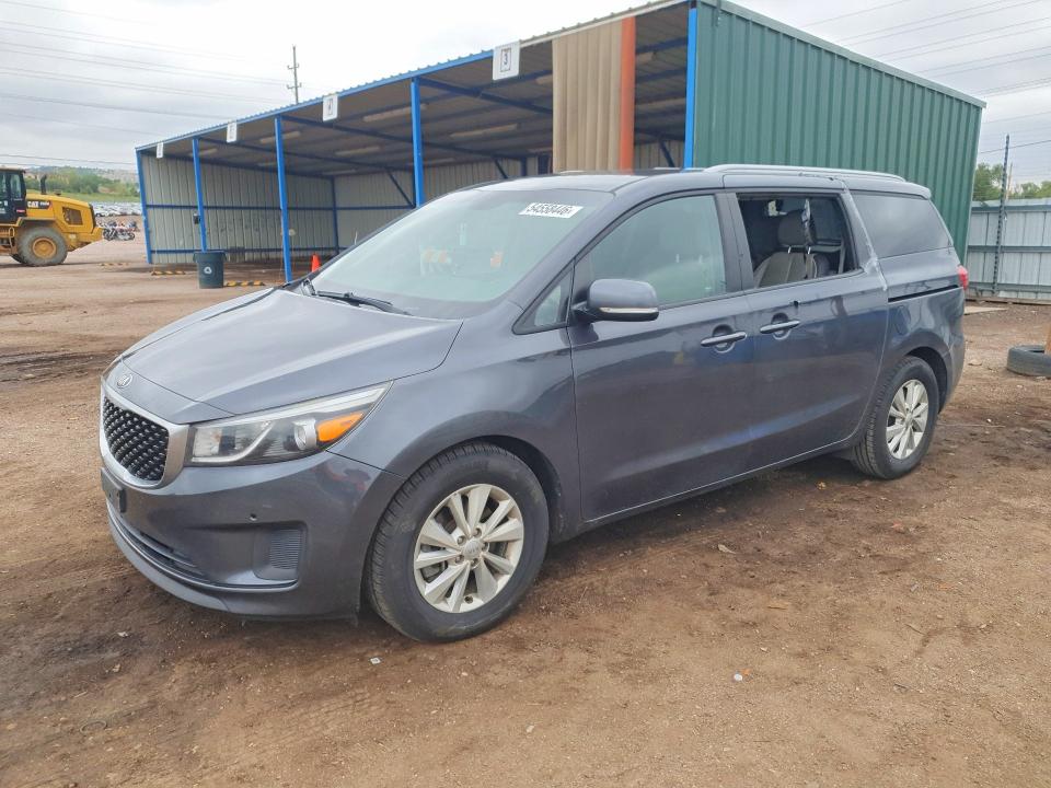 2017 Kia SEDONA VIN KNDMB5C15H6333039 COPART salvage auction — HAIL, Salvage Title, sold $275 on 2026-07-27 (photo 1)