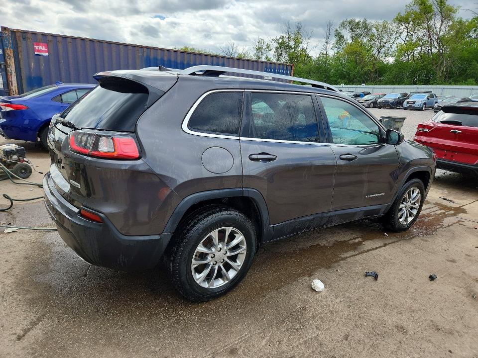 2021 Jeep Cherokee VIN 1C4PJMMN5MD172192 COPART salvage auction — FRONT END, MI - CERTIFICATE OF TITLE, sold $1,850 on 2026-07-09 (photo 3)