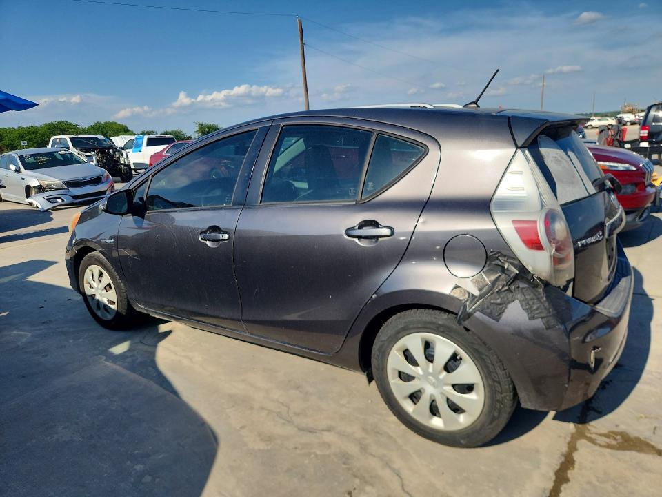 2013 Toyota Prius VIN JTDKDTB33D1533336 COPART salvage auction — FRONT END, Tx - Certificate Of Title, sold $750 on 2026-07-09 (photo 2)