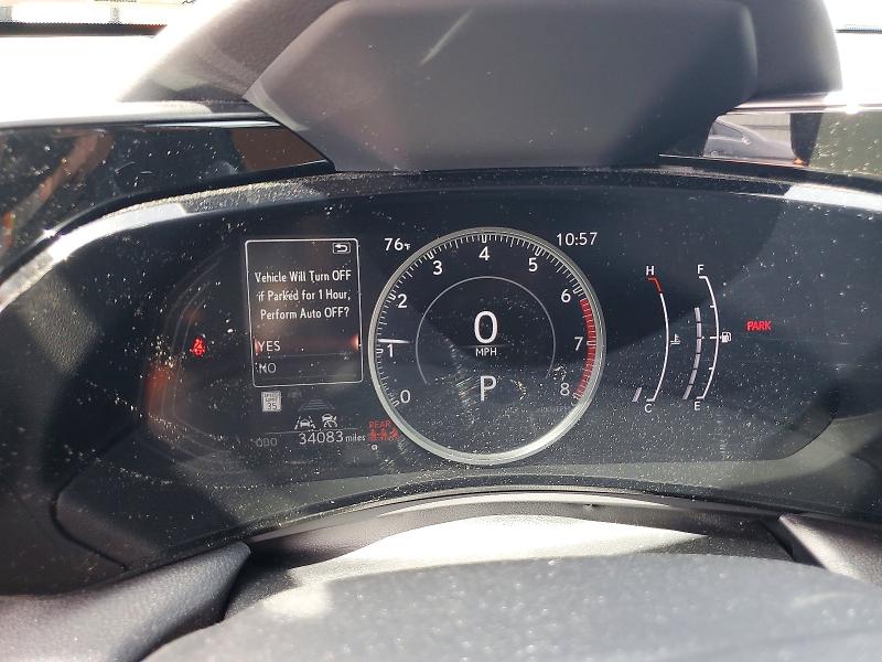 2022 Lexus Nx 350 VIN 2T2AGCEZ7NC007772 COPART salvage auction — REAR END, Pa - Certificate Of Salvage, sold $21,100 on 2026-07-07 (photo 9)