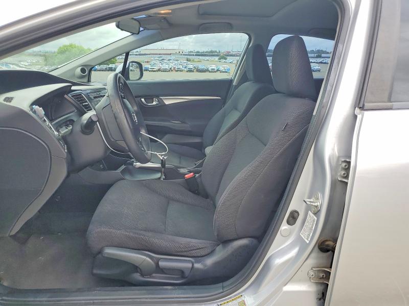 2013 Honda Civic VIN 19XFB2F83DE256403 COPART salvage auction — FRONT END, Ca - Salvage Certificate, sold $1,550 on 2026-07-09 (photo 7)