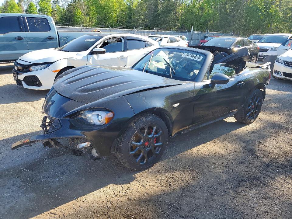 2017 Fiat 124 spider VIN JC1NFAEK3H0125121 COPART salvage auction — SIDE, On - Permit Salvage, sold $175 on 2026-07-28 (photo 1)