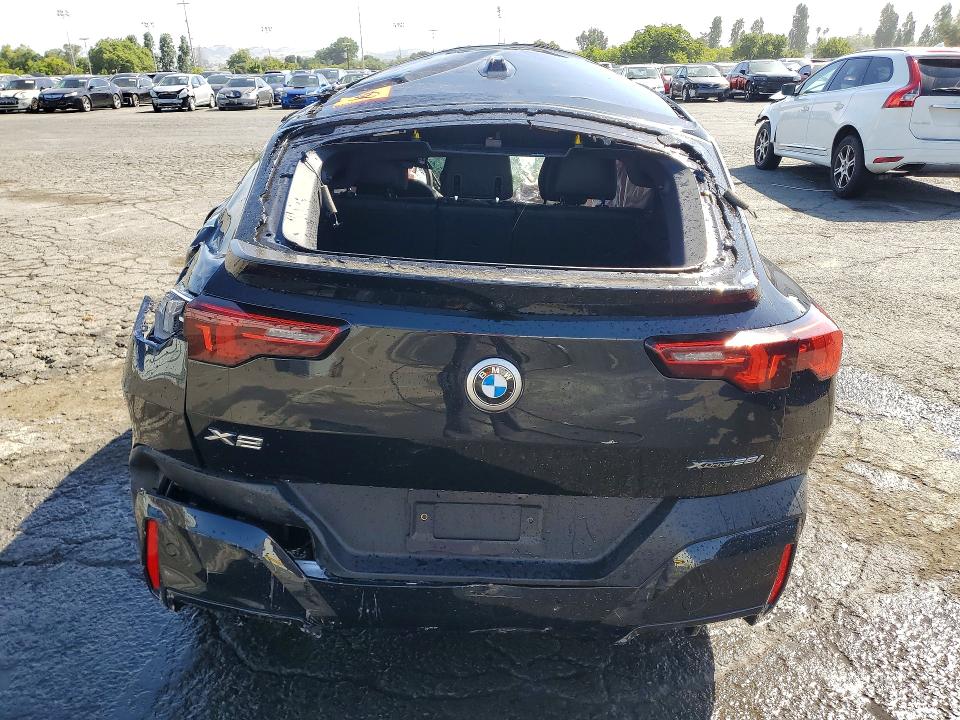 2025 BMW X2 VIN WBX63GM06S5352366 COPART salvage auction — ROLLOVER, Ca - Dis/Dlr/Exp Only Clean Title, sold $3,250 on 2026-07-10 (photo 6)