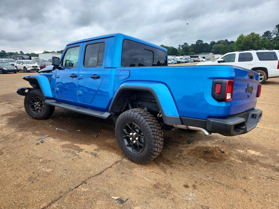 2025 Jeep Gladiator VIN 1C6PJTAG1SL538224 COPART salvage auction — FRONT END, Tx - Salvage Vehicle Title, sold $13,100 on 2026-07-27 (photo 2)