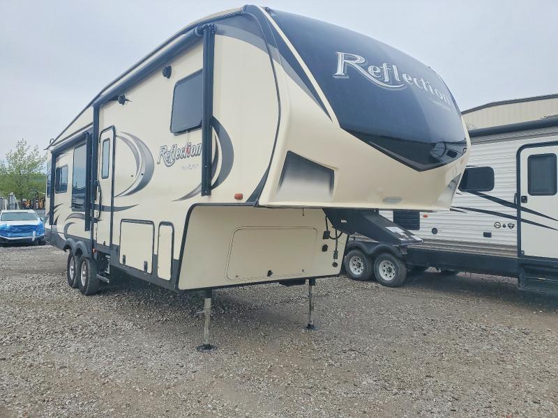 2018 Grand design Reflection VIN 573FR3326J3317353 COPART salvage auction — HAIL, IA - CERTIFICATE OF TITLE, sold $8,200 on 2026-07-28 (photo 1)
