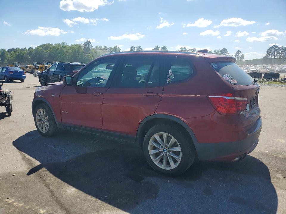 2014 BMW X3 VIN 5UXWX9C54E0D40942 COPART salvage auction — FRONT END, NC - SALVAGE CERTIFICATE OF TITLE, sold $275 on 2026-07-02 (photo 2)