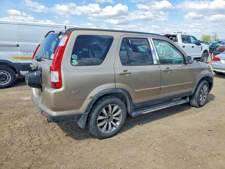 2006 Honda Cr-v VIN JHLRD78966C014860 COPART salvage auction — ROOF, Ia - Cert Of Title-Salvage Title, sold $80 on 2026-07-10 (photo 3)
