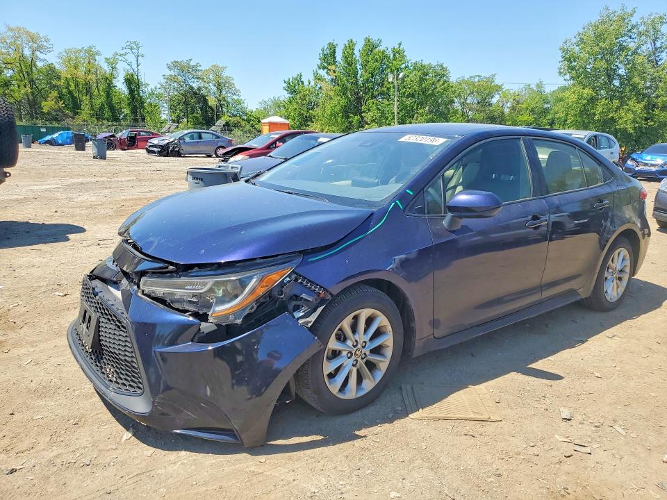 2021 Toyota Corolla VIN JTDVPMAE5MJ140063 COPART salvage auction — FRONT END, MD - CERT OF SALVAGE > 75% DAMAGE, sold $3,250 on 2026-07-28 (photo 1)