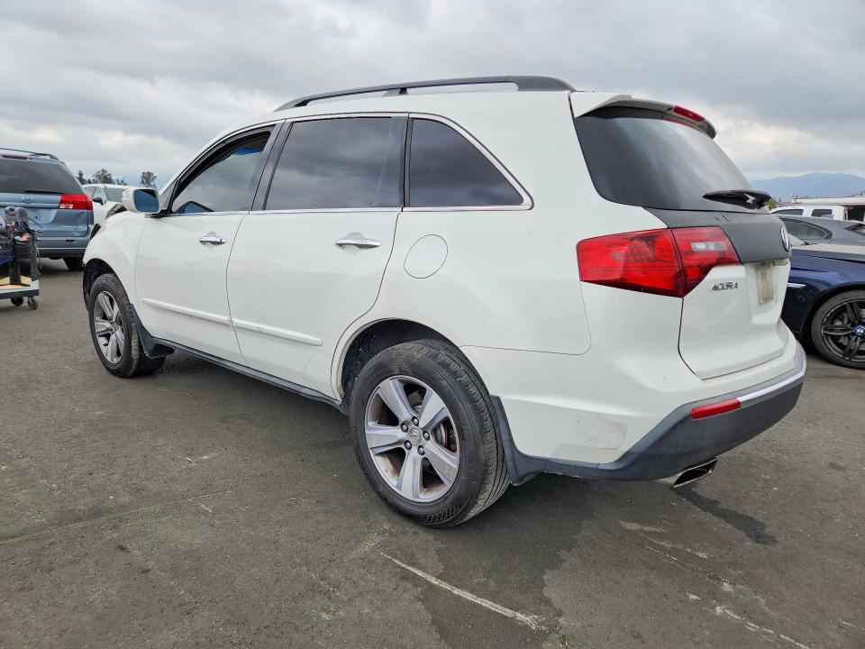 2012 Acura Mdx VIN 2HNYD2H24CH524271 COPART salvage auction — FRONT END, Ca - Salvage Certificate, sold $325 on 2026-07-08 (photo 2)