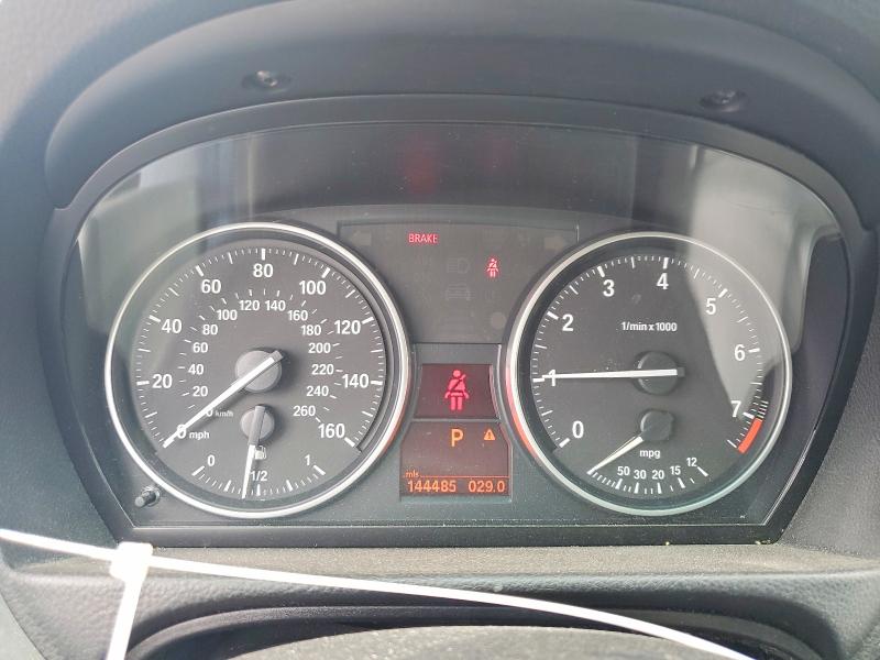 2011 BMW 3er VIN WBAPK7C52BA971598 COPART salvage auction — FRONT END, Il - Salvage Certificate, sold $600 on 2026-07-07 (photo 9)