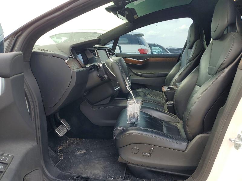 2017 Tesla Model x VIN 5YJXCBE23HF045684 COPART salvage auction — REAR END, Tx - Salvage Vehicle Title, sold $10,200 on 2026-07-14 (photo 7)