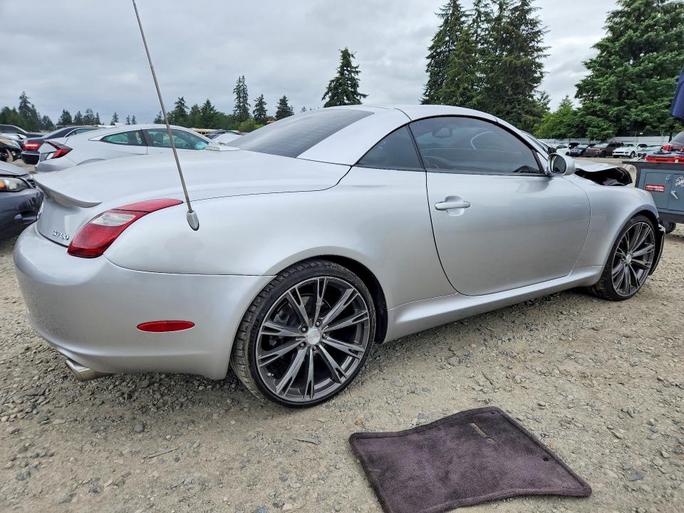 2006 Lexus Sc 430 VIN JTHFN48Y969002992 COPART salvage auction — FRONT END, Wa - Bill Of Sale, sold $1,450 on 2026-07-07 (photo 3)