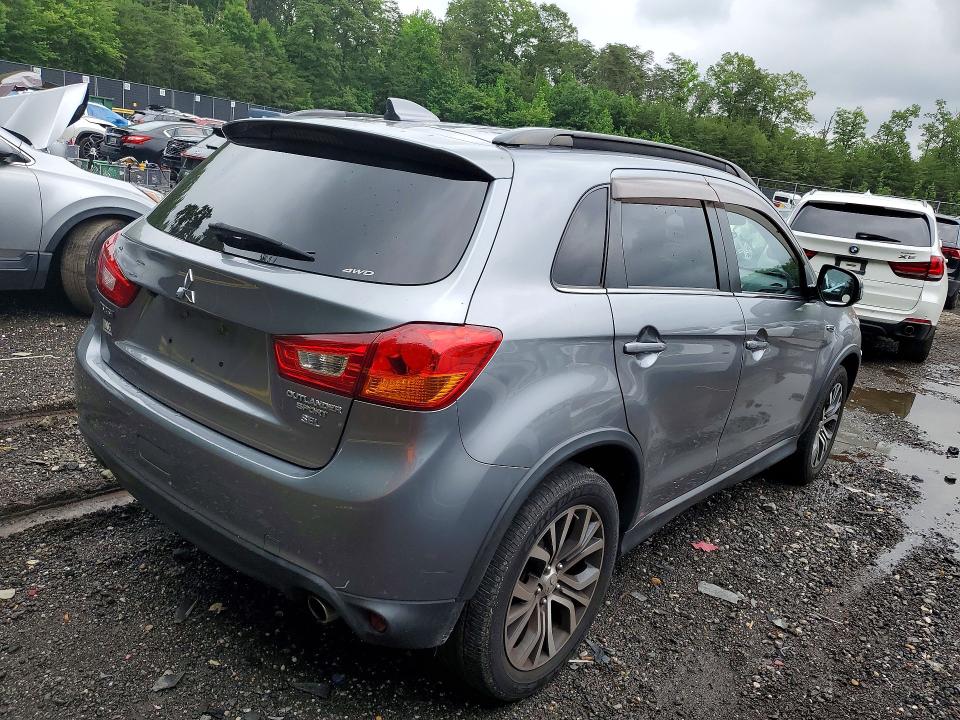 2017 Mitsubishi Outlander VIN JA4AR4AW4HZ022783 COPART salvage auction — FRONT END, ID - SALVAGE CERTIFICATE OF TITLE, sold $950 on 2026-07-28 (photo 3)