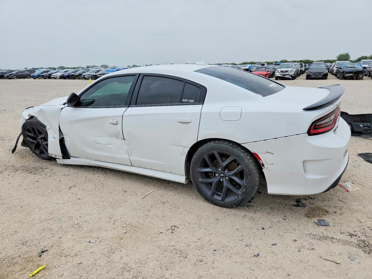 2019 Dodge Charger VIN 2C3CDXHGXKH581845 COPART salvage auction — Front End, TX - SALVAGE VEHICLE TITLE, sold $4,050 on 2026-07-09 (photo 2)