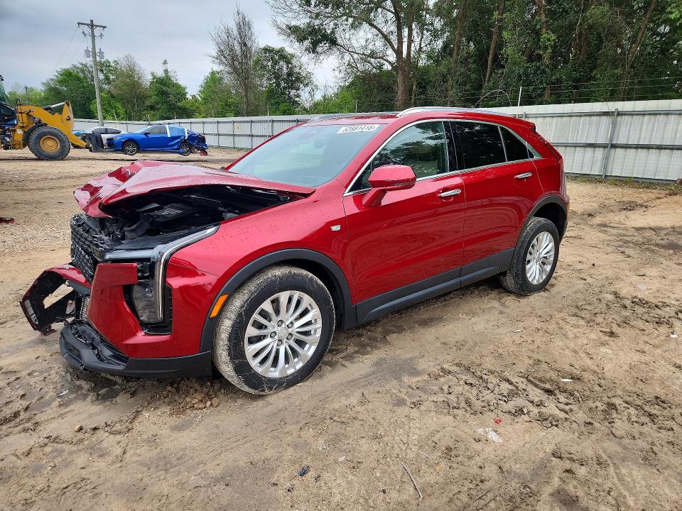 2024 Cadillac VIN 1GYAZAR47RF100042 COPART salvage auction — FRONT END, Fl - Certificate Of Destruction, sold $15 on 2026-07-31 (photo 1)