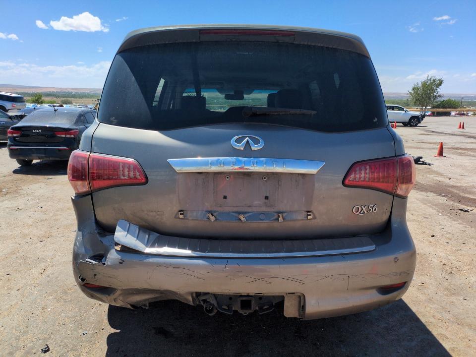2013 Infiniti Qx56 VIN JN8AZ2NE2D9042363 COPART salvage auction — VANDALISM, Nm - Cert Of Title-Salvage, sold $1,900 on 2026-07-16 (photo 6)