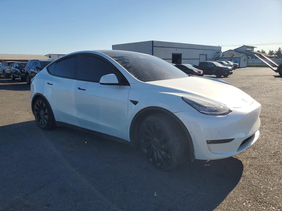 2020 Tesla VIN 5YJYGDEF1LF011923 COPART salvage auction — FRONT END, Nv - Salvage Title, sold $8,000 on 2026-07-15 (photo 4)