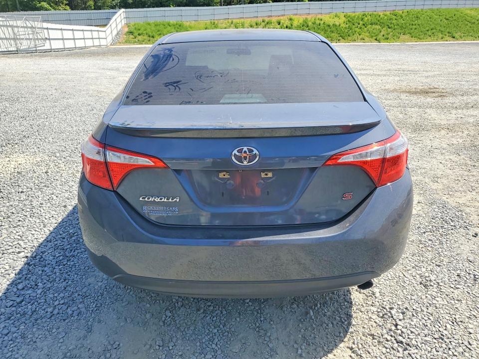 2015 Toyota Corolla VIN 5YFBURHE6FP313344 COPART salvage auction — FRONT END, Nc - Salvage Certificate Of Title, sold $3,200 on 2026-07-09 (photo 6)
