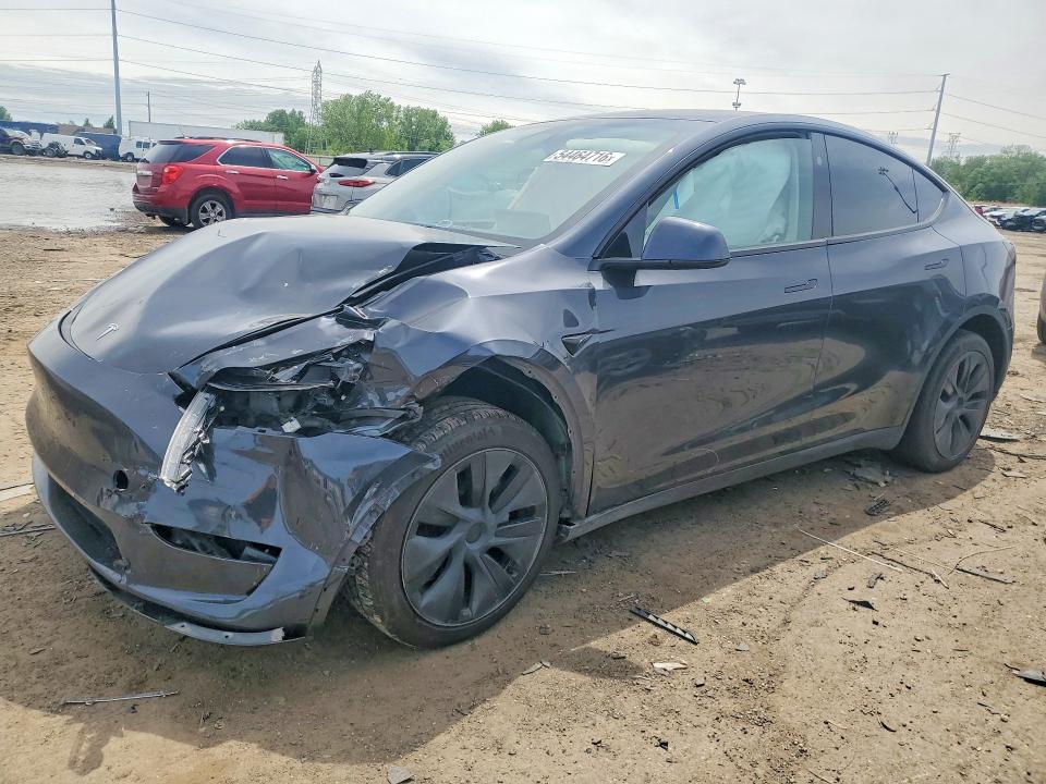 2025 Tesla VIN 7SAYGAEE8SF286759 COPART salvage auction — FRONT END, Mi - Certificate Of Title, sold $13,200 on 2026-07-17 (photo 1)