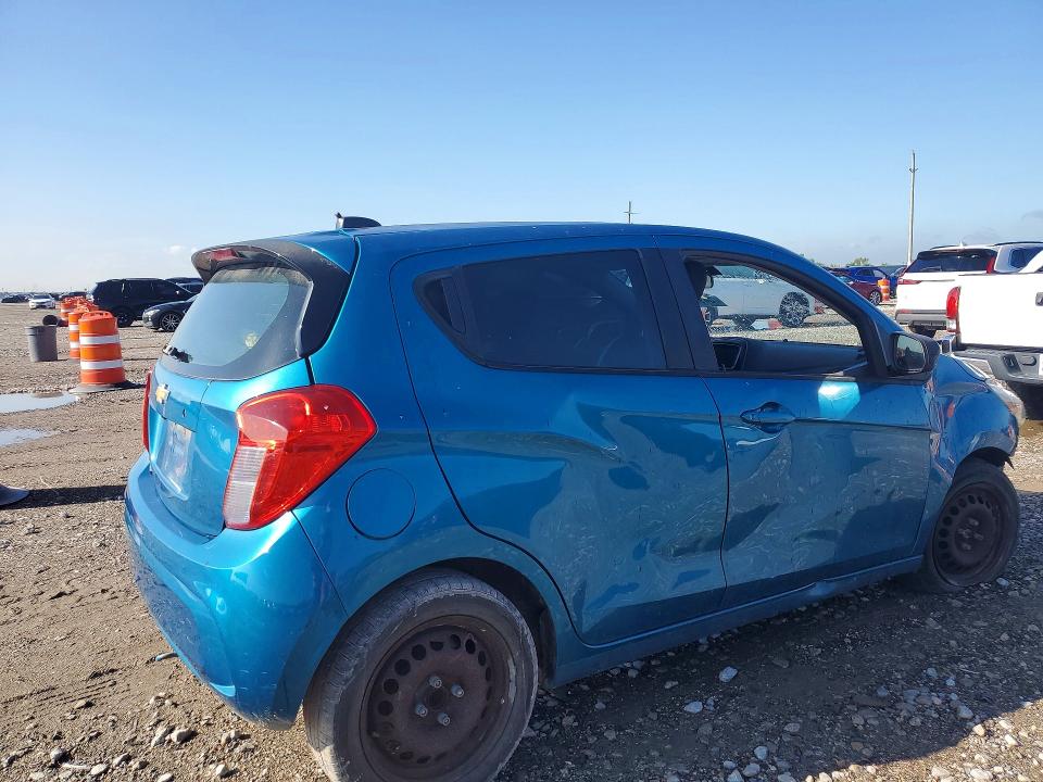 2019 Chevrolet Spark VIN KL8CB6SA9KC736347 COPART salvage auction — ALL OVER, Tx - Salvage Vehicle Title, sold $150 on 2026-07-30 (photo 3)