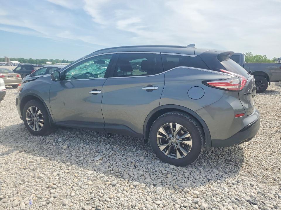 2018 Nissan Murano VIN 5N1AZ2MH0JN148400 COPART salvage auction — FRONT END, Mi - Certificate Of Title, sold $4,900 on 2026-07-09 (photo 2)