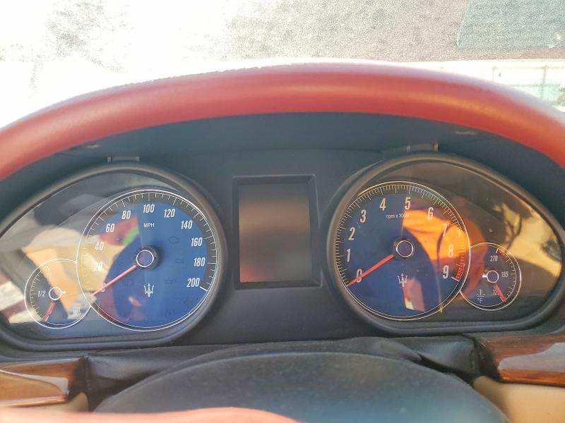 2008 Maserati Granturismo VIN ZAMGJ45A480036379 COPART salvage auction — MINOR DENT/SCRATCHES, Oh - Certificate Of Title (P), sold $5,900 on 2026-07-07 (photo 9)