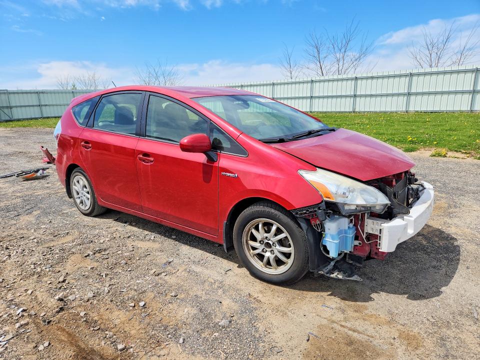 2014 Toyota Prius VIN JTDZN3EU1E3301730 COPART salvage auction — FRONT END, Wi - Junked Vehicle Bill Of Sale, sold $1,100 on 2026-07-14 (photo 4)
