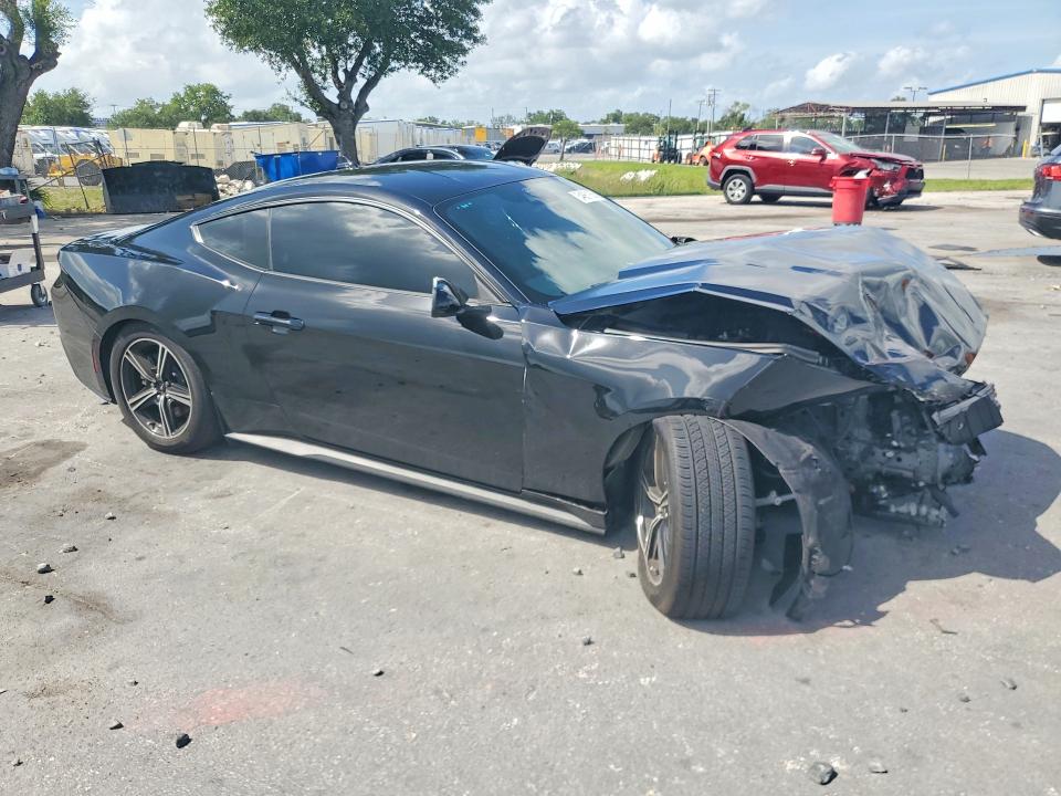 2025 Ford Mustang VIN 1FA6P8TH2S5122036 COPART salvage auction — FRONT END, Fl - Certificate Of Destruction, sold $4,250 on 2026-07-09 (photo 4)