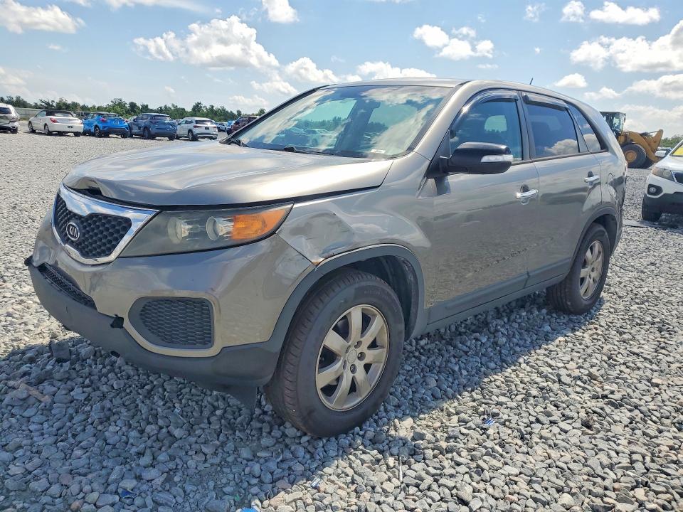 2011 Kia Sorento VIN 5XYKT3A12BG183259 COPART salvage auction — FRONT END, Fl - Cert Of Title Slvg Rebuildable, sold $400 on 2026-07-28 (photo 1)