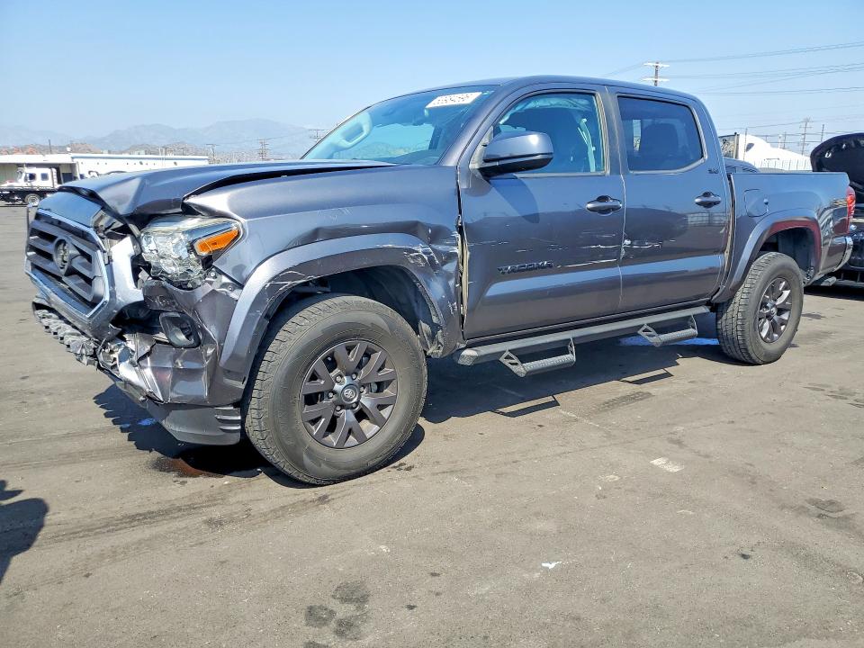2021 Toyota Tacoma VIN 5TFAZ5CNXMX103695 COPART salvage auction — FRONT END, Ca - Salvage Certificate, sold $11,000 on 2026-07-08 (photo 1)