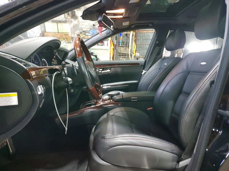 2011 Mercedes-benz S VIN WDDNG7EB1BA377153 COPART salvage auction — FRONT END, Id - Cert Of Title -Rebuilt Salvage, sold $17,100 on 2026-07-15 (photo 7)