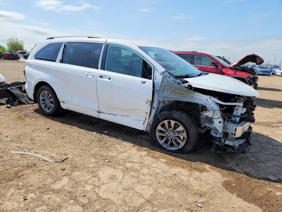 2022 Toyota VIN 5TDKSKFC5NS058559 COPART salvage auction — SIDE, Il - Salvage Certificate, sold $14,800 on 2026-07-07 (photo 4)