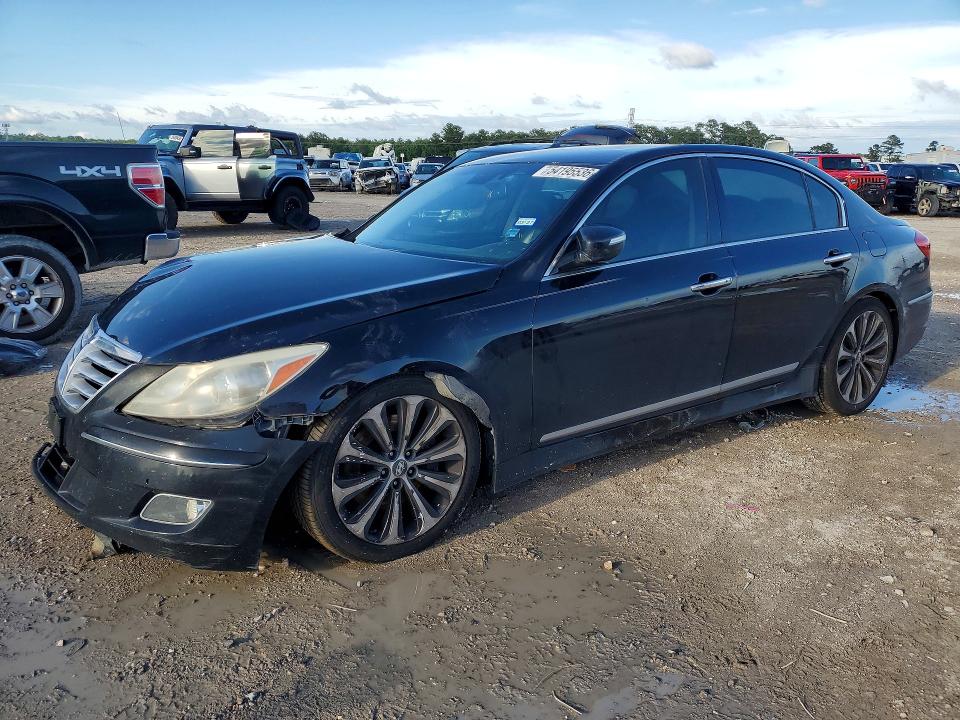 2012 Hyundai VIN KMHGC4DH1CU155517 COPART salvage auction — FRONT END, Tx - Salvage Vehicle Title, sold $675 on 2026-07-28 (photo 1)