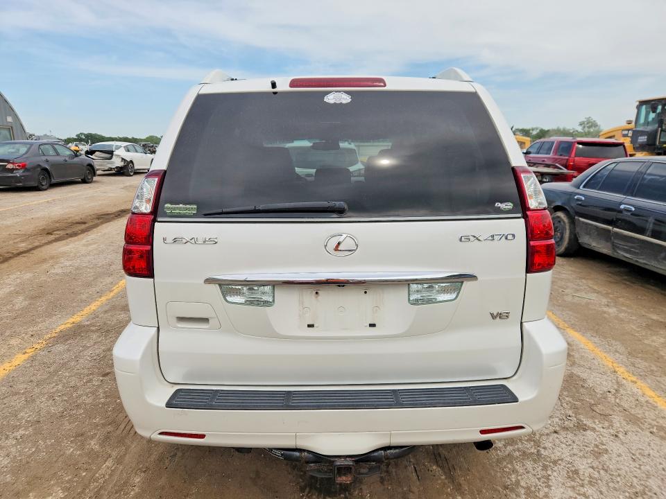 2008 Lexus Gx VIN JTJBT20X280150614 COPART salvage auction — HAIL, Ks - Cert Of Title-Salvage, sold $5,200 on 2026-07-15 (photo 6)