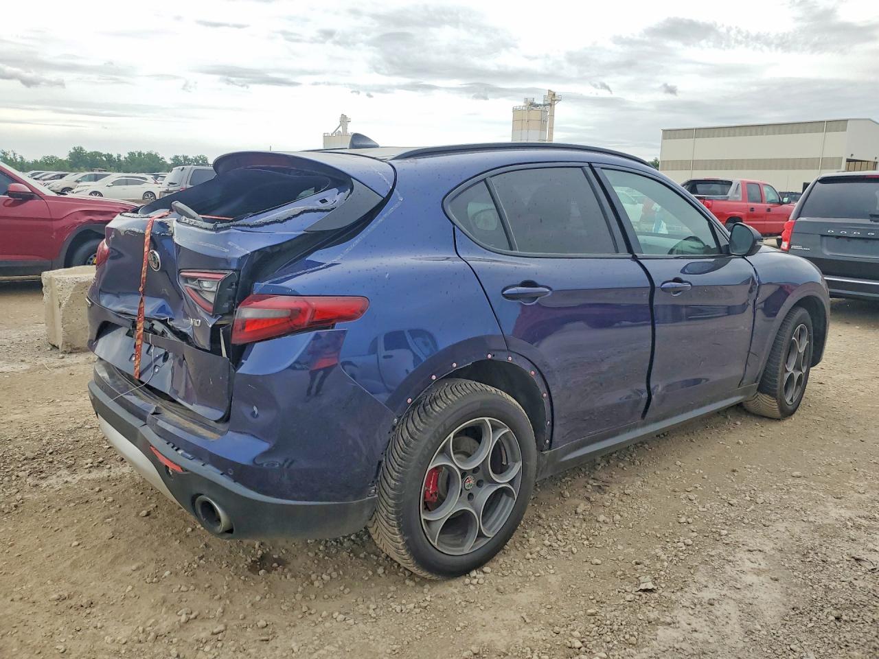 2018 Alfa Romeo Stelvio VIN ZASFAKNN4J7B78596 COPART salvage auction — Rear End, MI - CERTIFICATE OF TITLE, sold $2,100 on 2026-07-09 (photo 3)