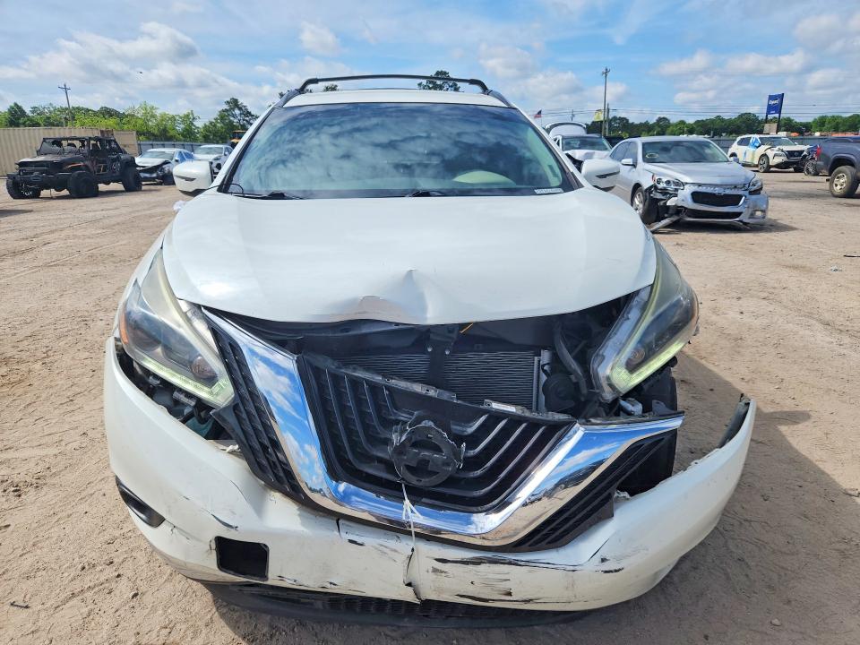 2018 Nissan Murano VIN 5N1AZ2MG0JN161638 COPART salvage auction — FRONT END, Al - Cert Of Title-Salvage Title, sold $1,600 on 2026-07-02 (photo 5)