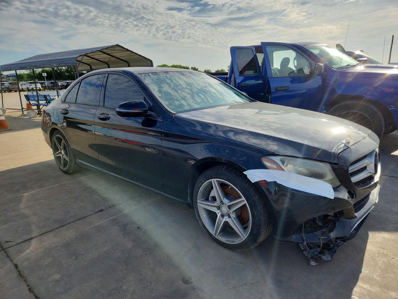 2016 Mercedes-Benz C-Class VIN 55SWF4JB9GU161330 COPART salvage auction — Side, TX - CERTIFICATE OF TITLE, sold $1,150 on 2026-07-09 (photo 4)