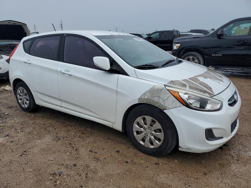 2015 Hyundai Accent VIN KMHCT5AE1FU211832 COPART salvage auction — FRONT END, Tx - Certificate Of Title, sold $675 on 2026-07-22 (photo 4)