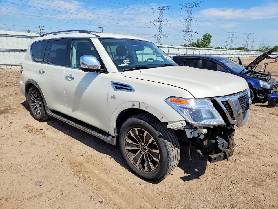 2018 Nissan Armada VIN JN8AY2NC6JX503301 COPART salvage auction — FRONT END, Il - Salvage Certificate, sold $7,000 on 2026-07-09 (photo 4)
