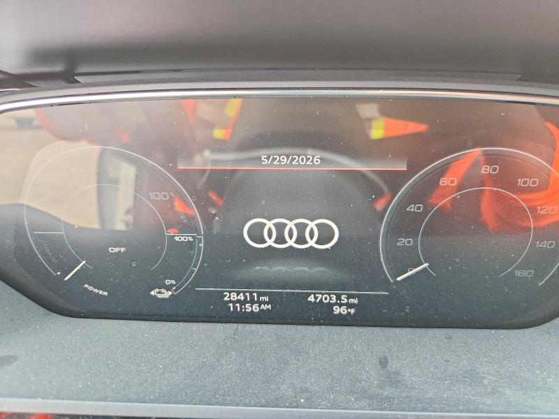 2022 Audi E-tron VIN WA12ABGE4NB009387 COPART salvage auction — FRONT END, Fl - Cert Of Title Slvg Rebuildable, sold $10,900 on 2026-07-24 (photo 9)