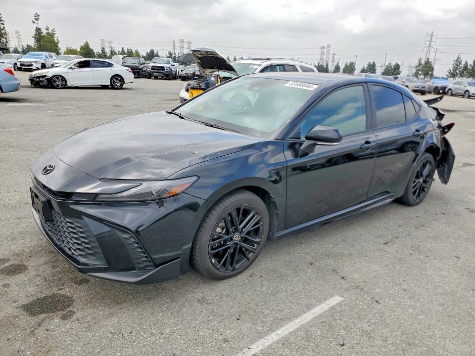 2025 Toyota VIN 4T1DAACK0SU539632 COPART salvage auction — REAR END, Ca - Salvage Certificate, sold $9,900 on 2026-07-02 (photo 1)
